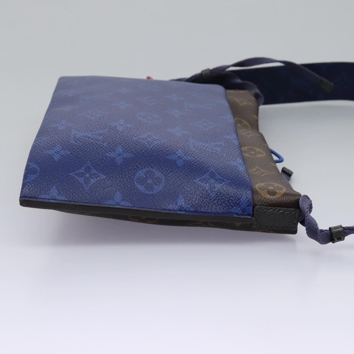Louis Vuitton Outdoor Pouch Limited Edition Monogram Pacific Canvas, BLUE, CANVAS, Clutche & pouche