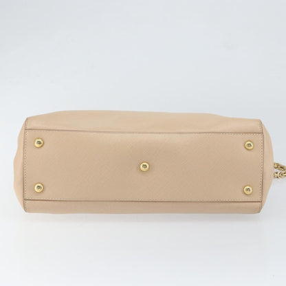 Salvatore Ferragamo Vala Shoulder Bag Leather, BEIGE, LEATHER, Shoulder bag