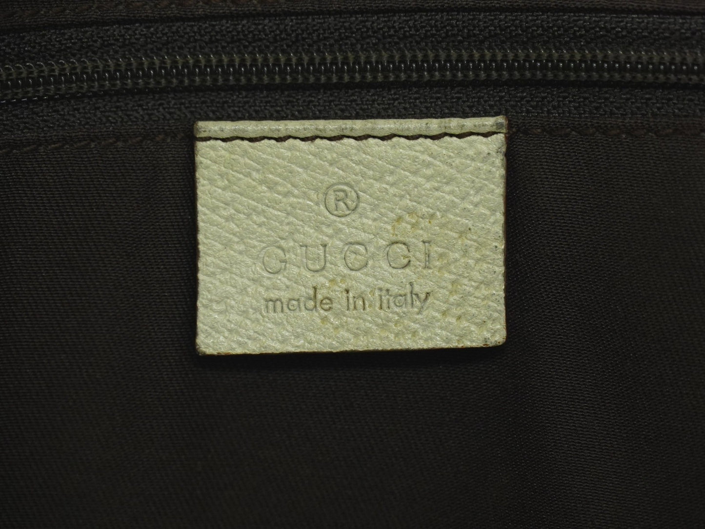 Gucci Abbey Leather with Gold hardware, ECRU, LEATHER, Tote bag