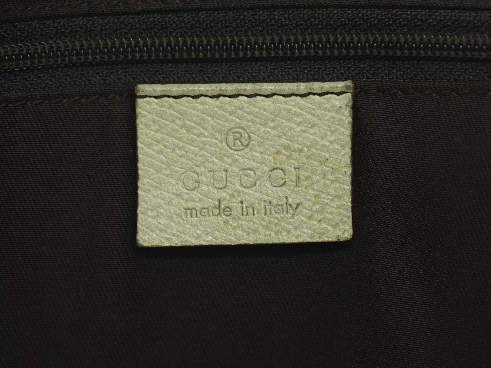 Gucci Abbey Leather with Gold hardware, ECRU, LEATHER, Tote bag