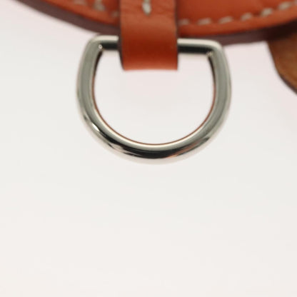 Hermes Paddock Selle Bag Charm Leather, BROWN, LEATHER, Charms and Keychains