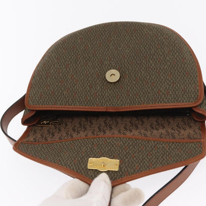 Saint Laurent Vintage Shoulder Bag Canvas, KHAKI, CANVAS, Shoulder bag
