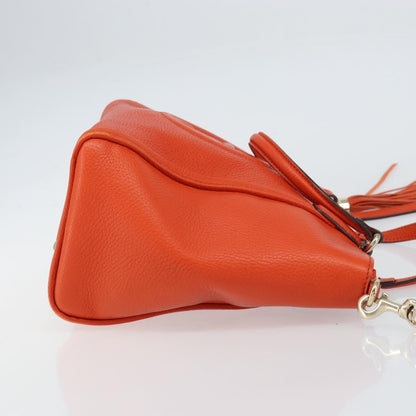 Gucci Soho Working Tote Leather, ORANGE, LEATHER, Handbag
