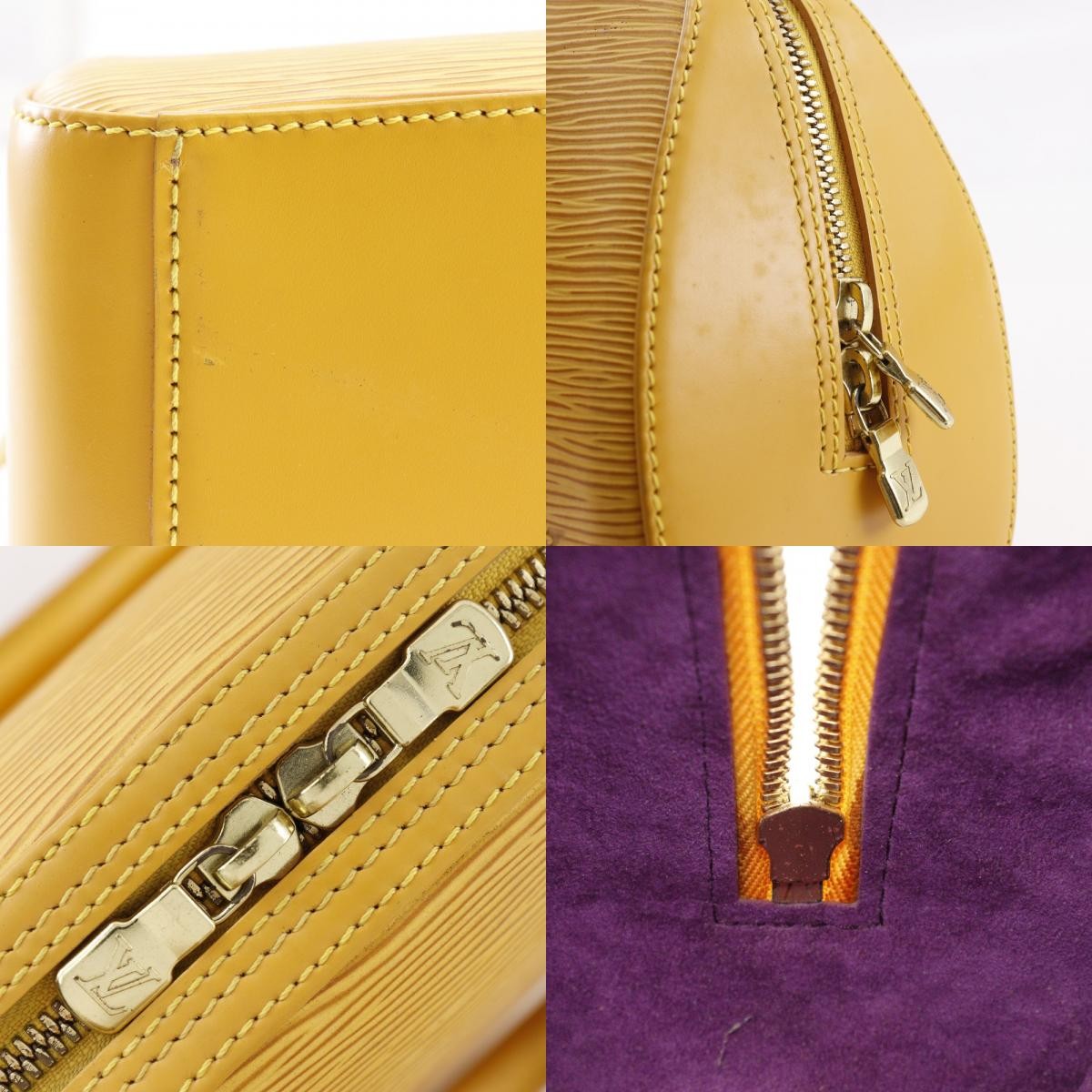 Louis Vuitton Jasmin Bag Epi Leather, YELLOW, LEATHER, Handbag