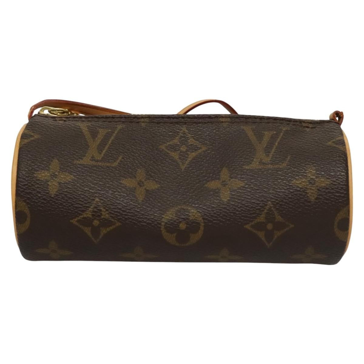 Louis Vuitton Papillon Pochette Monogram Canvas, BROWN, CANVAS, Handbag