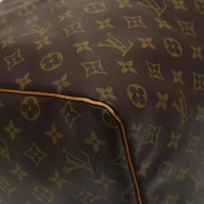 Louis Vuitton Keepall Bag Monogram Canvas, BROWN, CANVAS, Travel bag