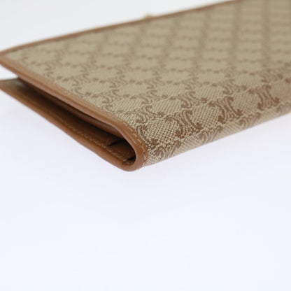 Celine Macadam Wallet Medium, BEIGE, CANVAS, Wallets