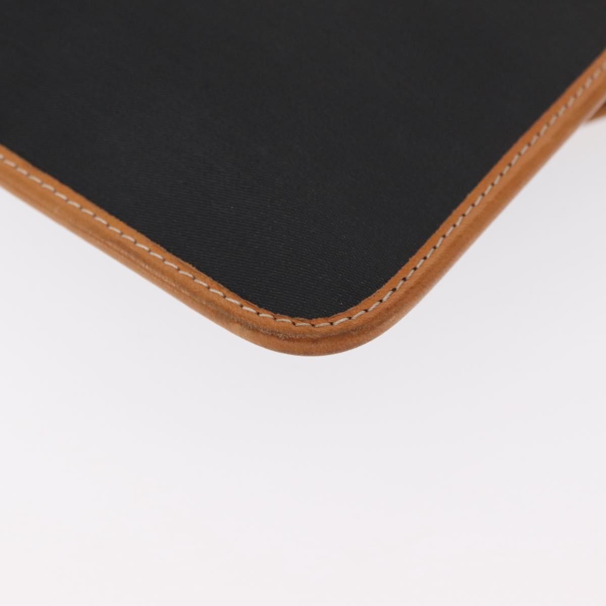 Christian Dior Clutch bag Leather, BLACK, LEATHER, Clutche & pouche