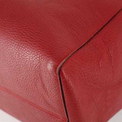 Gucci Swing Tote Leather, RED, LEATHER, Tote bag