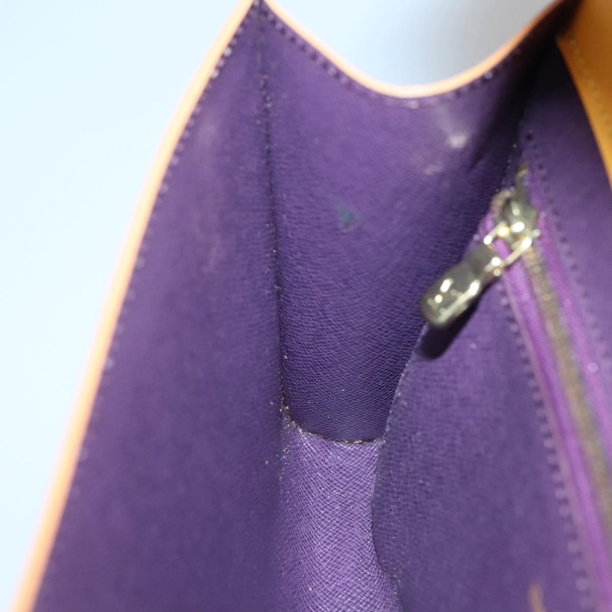 Louis Vuitton Art Deco Clutch Epi Leather, YELLOW, LEATHER, Clutche & pouche