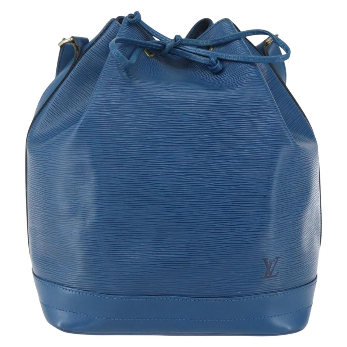 Louis Vuitton Noe Handbag Epi Leather, BLUE, LEATHER, Shoulder bag