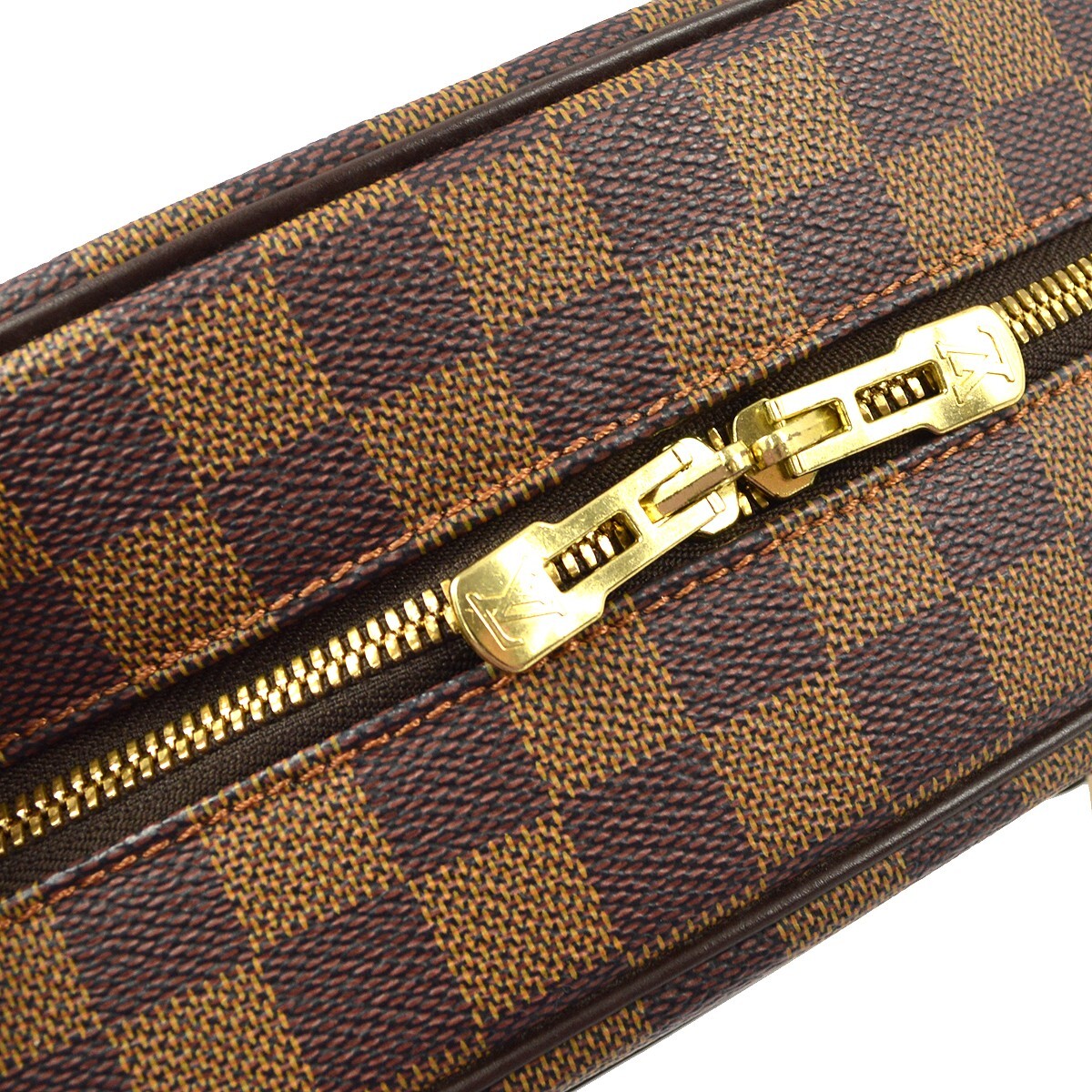 Louis Vuitton Nolita Satchel Damier, BROWN, CANVAS, Handbag