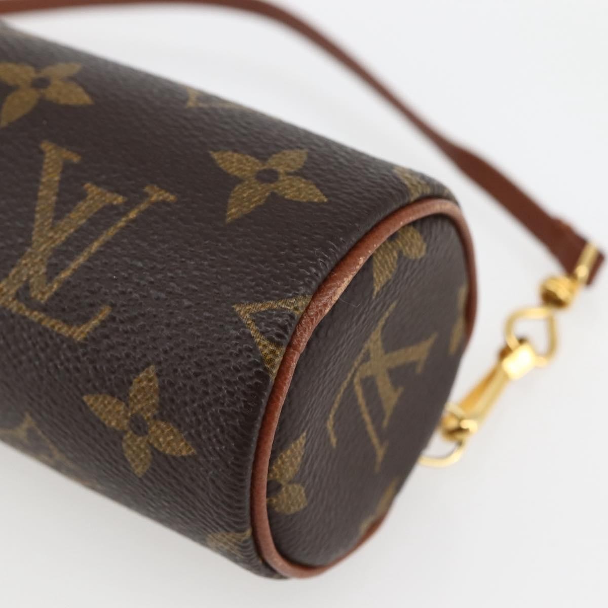 Louis Vuitton Papillon Pochette Monogram Canvas, BROWN, CANVAS, Crossbody bag