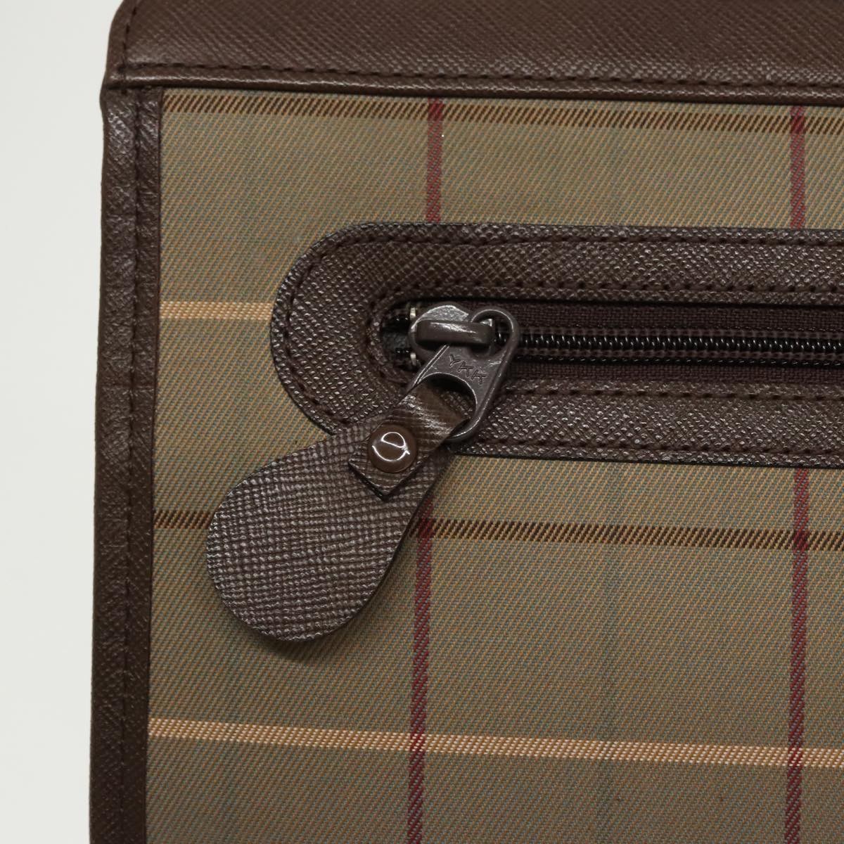 Burberry Nova check Pochette Canvas, BEIGE, CANVAS, Clutche & pouche