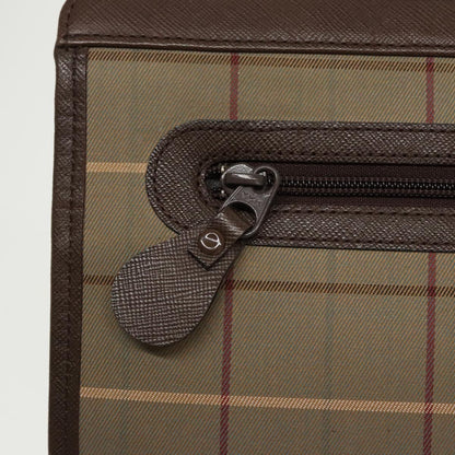 Burberry Nova check Pochette Canvas, BEIGE, CANVAS, Clutche & pouche