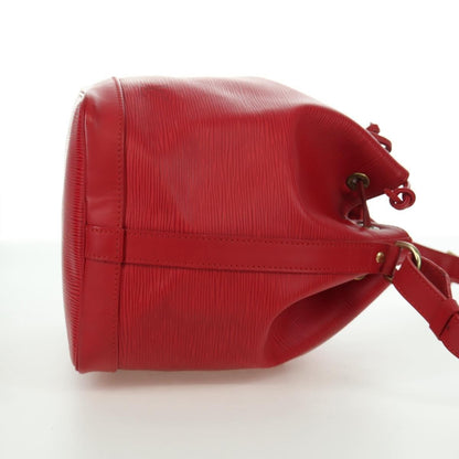 Louis Vuitton Petit Noe Handbag Epi Leather, Red, Leather, Shoulder Bag