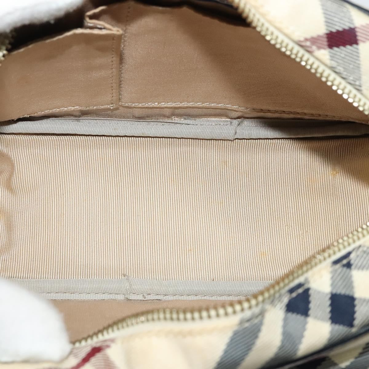 Burberry Nova Check Blue Label Canvas, BEIGE, CANVAS, Travel bag