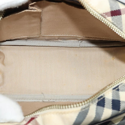 Burberry Nova Check Blue Label Canvas, BEIGE, CANVAS, Travel bag