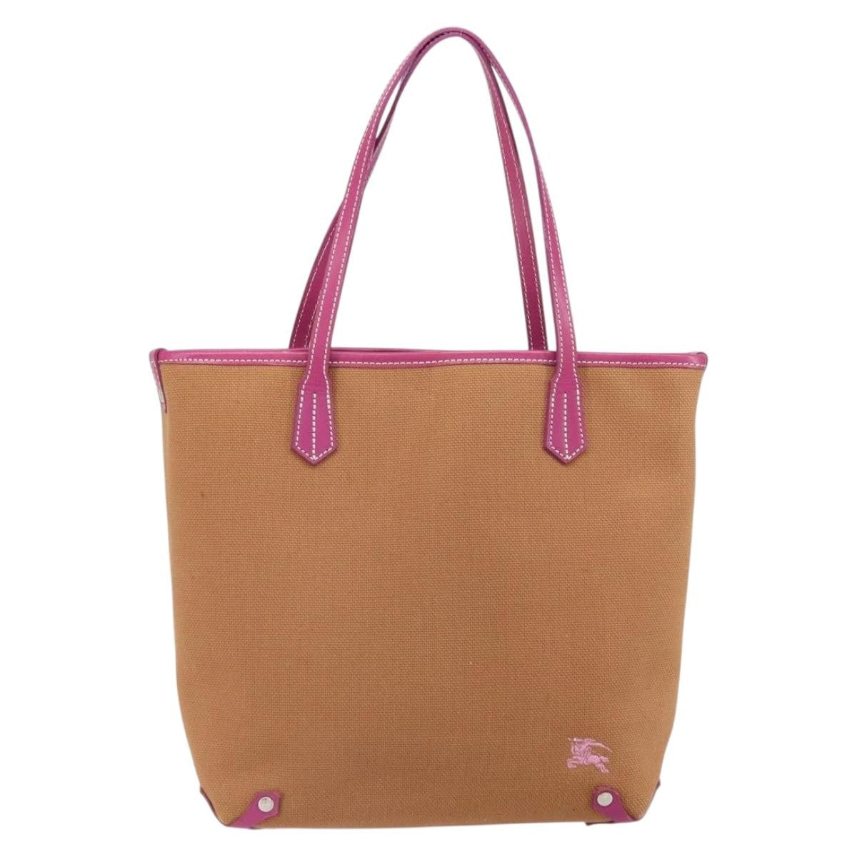 Burberry Blue Label Tote Bag Canvas, BROWN, CANVAS, Tote bag