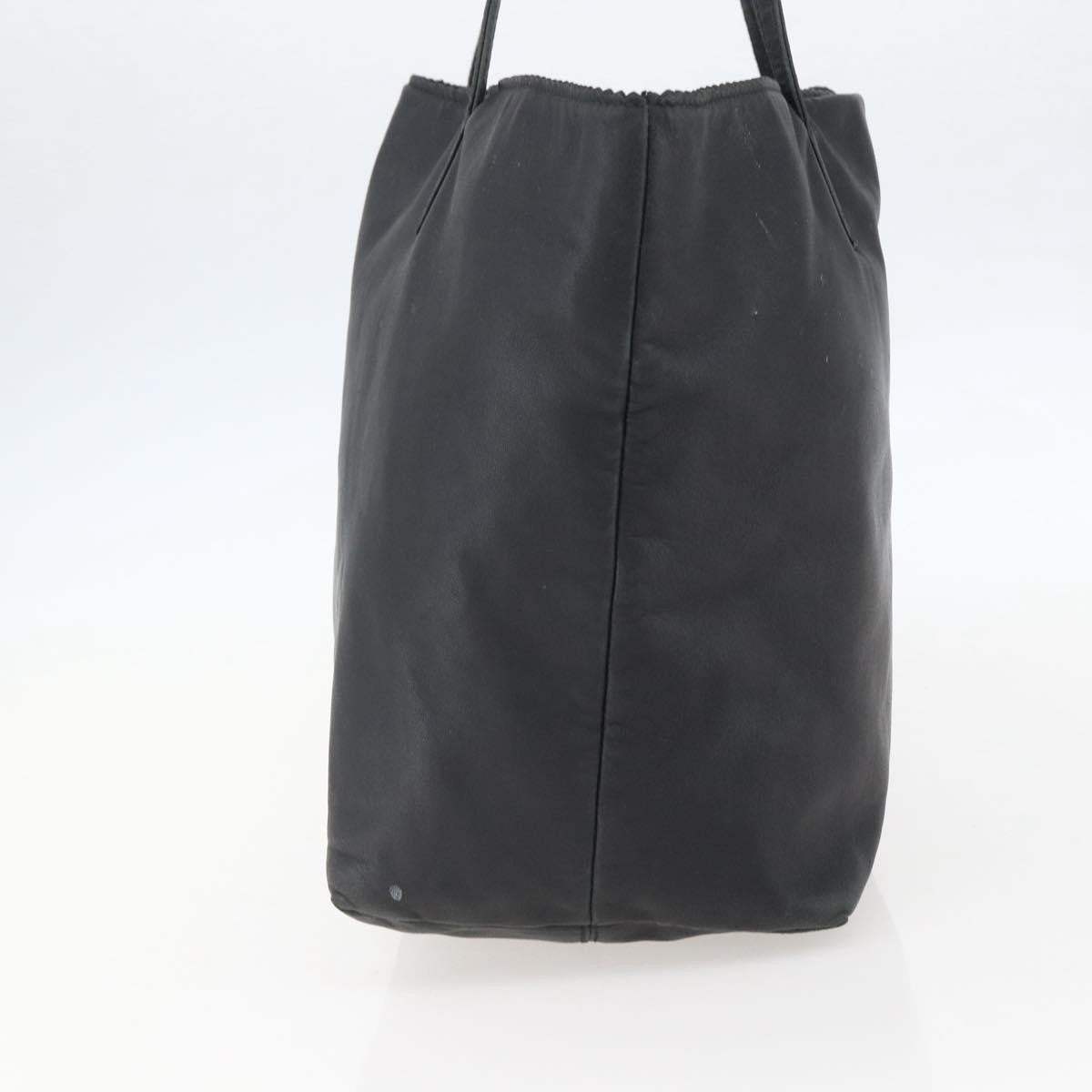 Loewe Anagram Tote Leather, BLACK, LEATHER, Tote bag