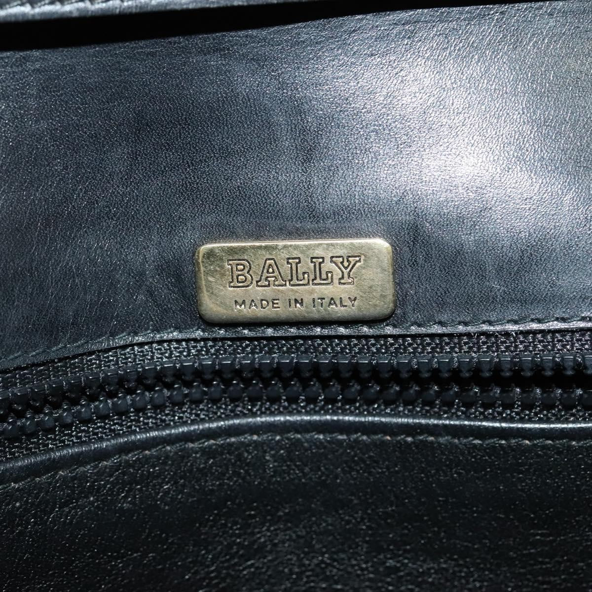 Bally Vintage Shoulder Bag Leather, Black, Leather, Shoulder Bag