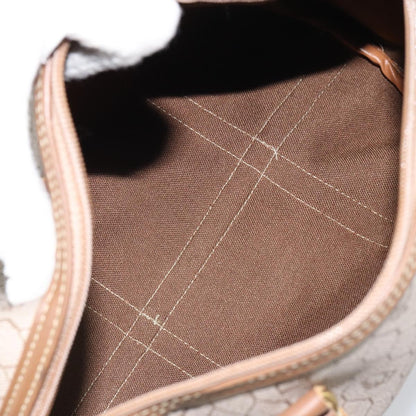 Christian Dior Vintage Honeycomb Boston bag Canvas and Leather, BEIGE, CANVAS, Travel bag