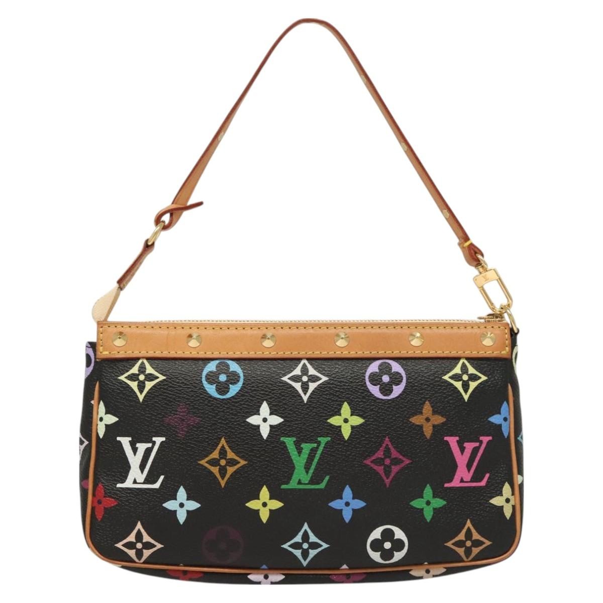 Louis Vuitton Pochette Accessoires Monogram Multicolor, MULTICOLOUR, CANVAS, Clutche & pouche