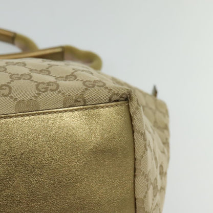 Gucci Web Zip Tote GG Canvas, Beige, Canvas, Tote Bag