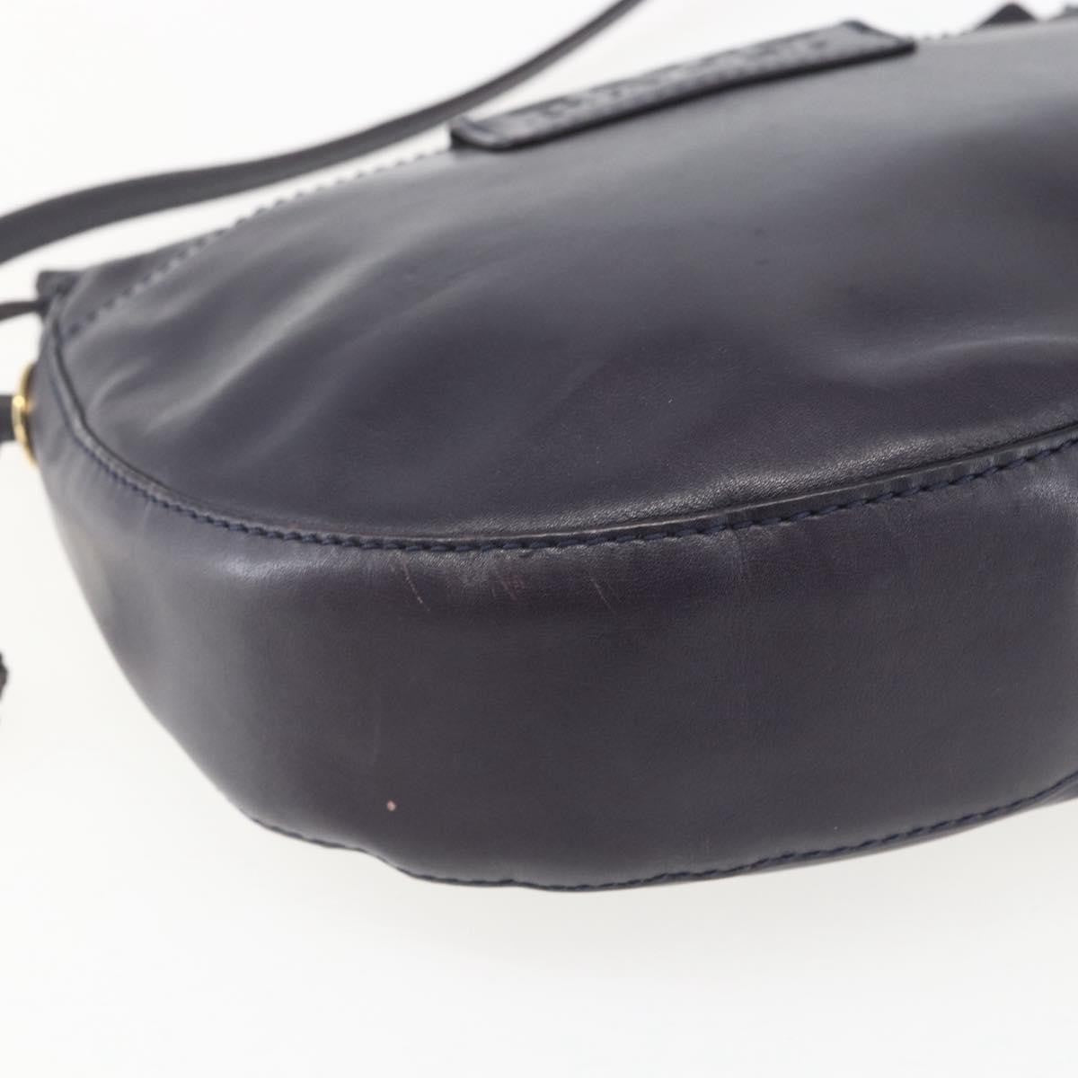 Bally Vintage Shoulder Bag Leather, PURPLE, LEATHER, Shoulder bag