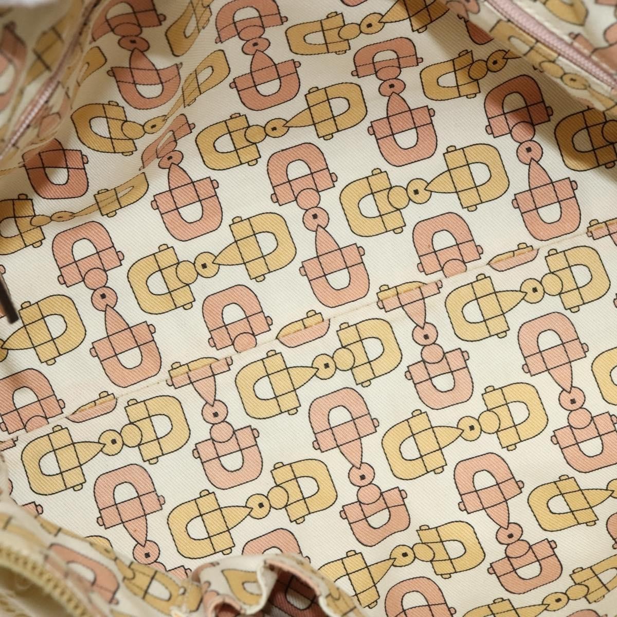 Gucci Abbey Zip Tote Guccissima, YELLOW, CANVAS, Tote bag