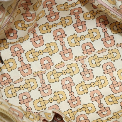 Gucci Abbey Zip Tote Guccissima, YELLOW, CANVAS, Tote bag