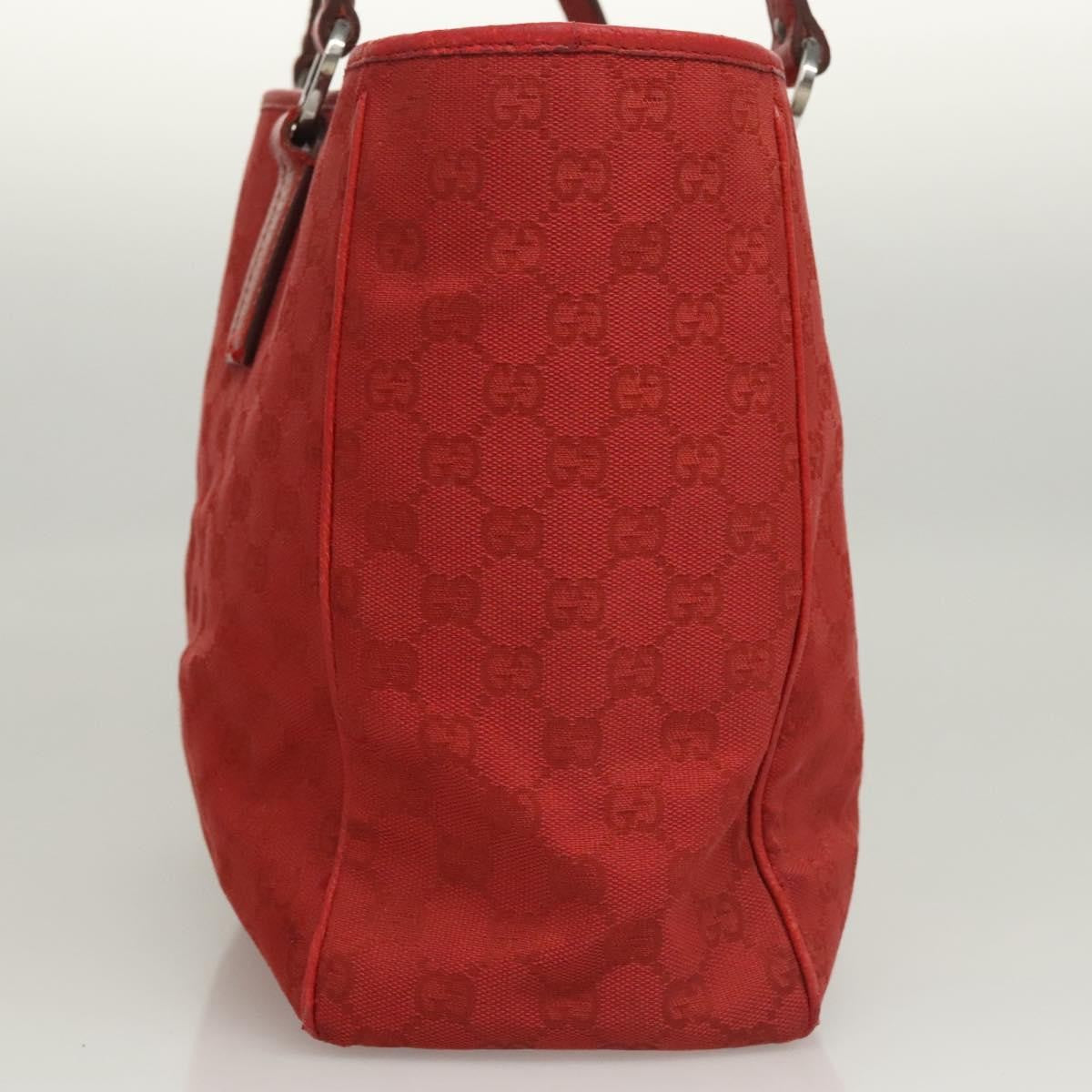 Gucci Vintage Open Tote GG Canvas, Red, Canvas, Tote Bag