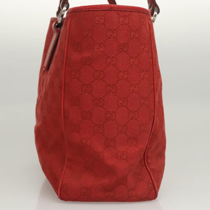 Gucci Vintage Open Tote GG Canvas, Red, Canvas, Tote Bag