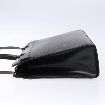 Louis Vuitton Croisette Handbag Epi Leather, BLACK, LEATHER, Tote bag