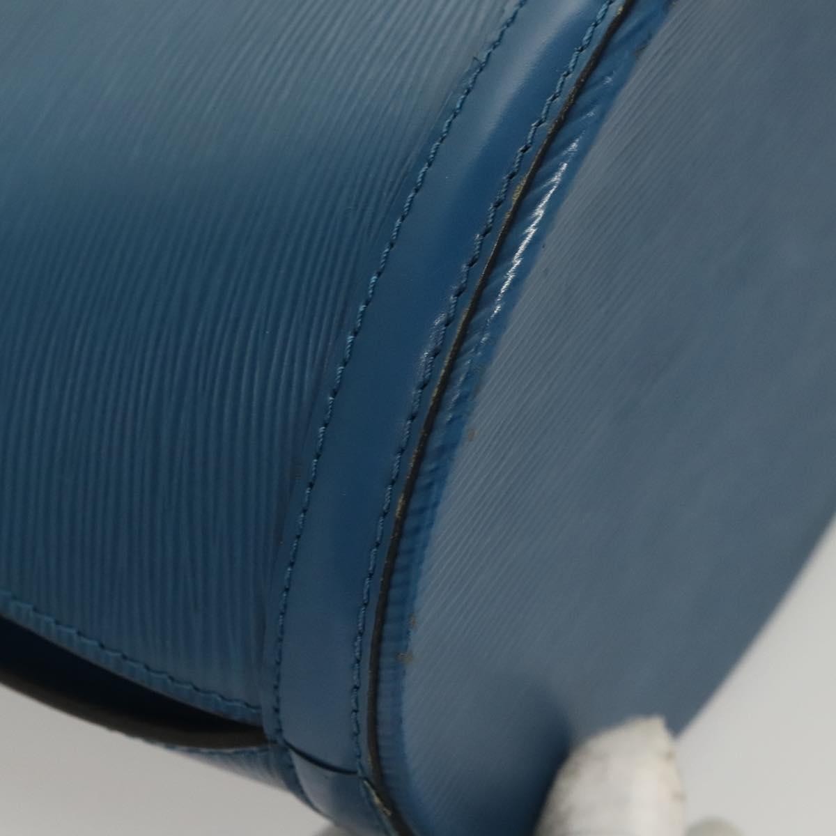 Louis Vuitton Cluny Shoulder Bag Epi Leather, BLUE, LEATHER, Shoulder bag