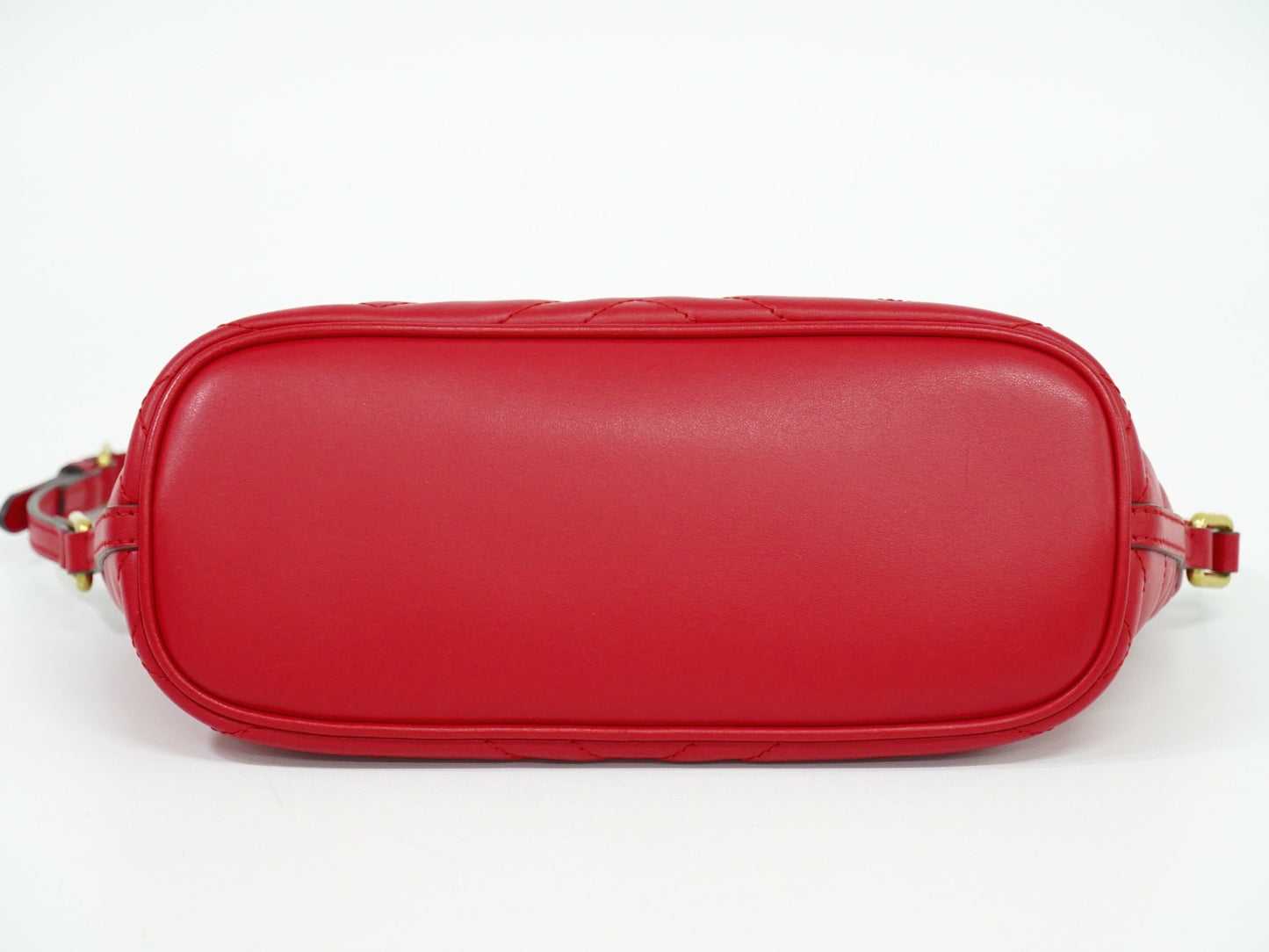 Gucci GG Marmont Shoulder Bag Leather, RED, LEATHER, Shoulder bag