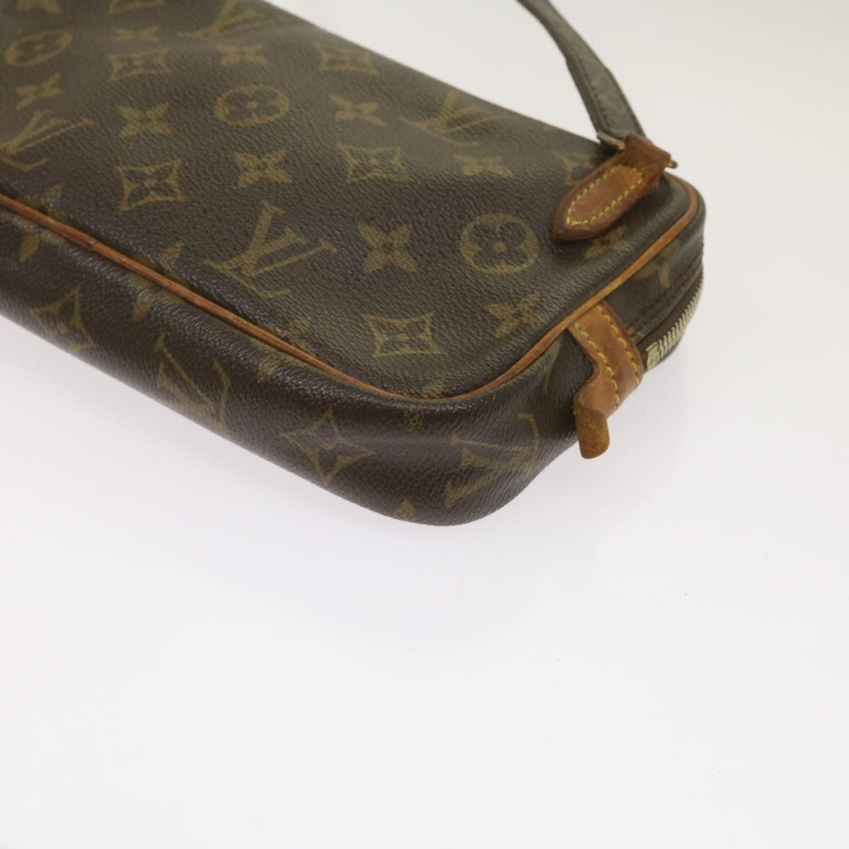 Louis Vuitton Pochette Marly Bandouliere Bag Monogram Canvas, BROWN, CANVAS, Crossbody bag