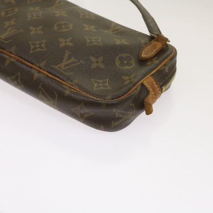 Louis Vuitton Pochette Marly Bandouliere Bag Monogram Canvas, BROWN, CANVAS, Crossbody bag