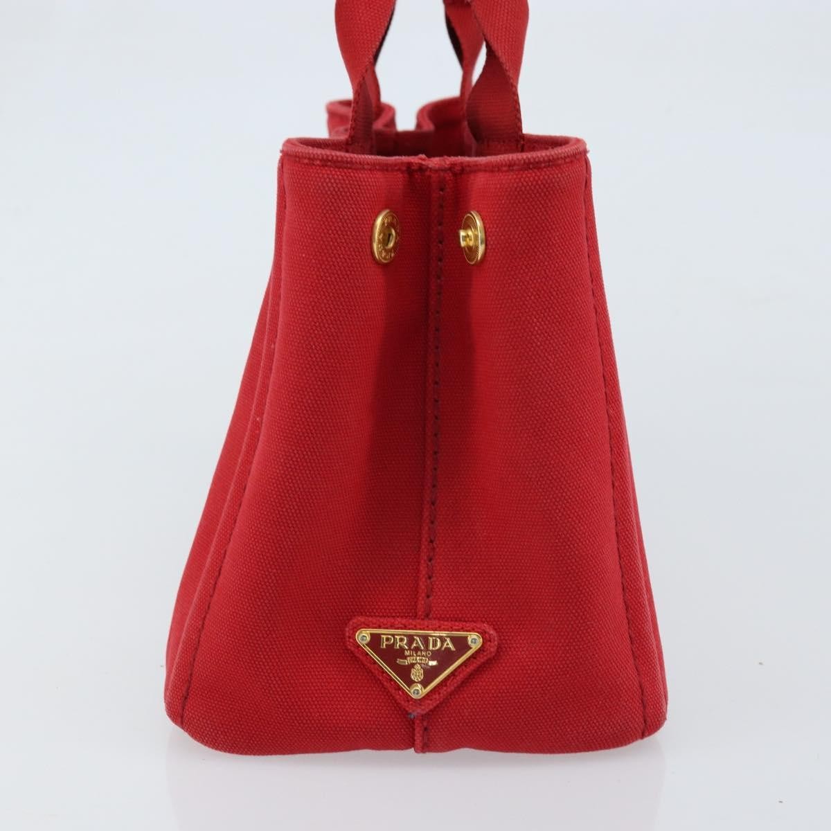 Prada Canapa Tote Canvas, Red, Canvas, Tote Bag