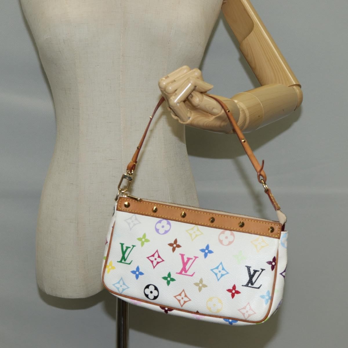 Louis Vuitton Pochette Accessoires Monogram Multicolor, MULTICOLOUR, CANVAS, Clutche & pouche
