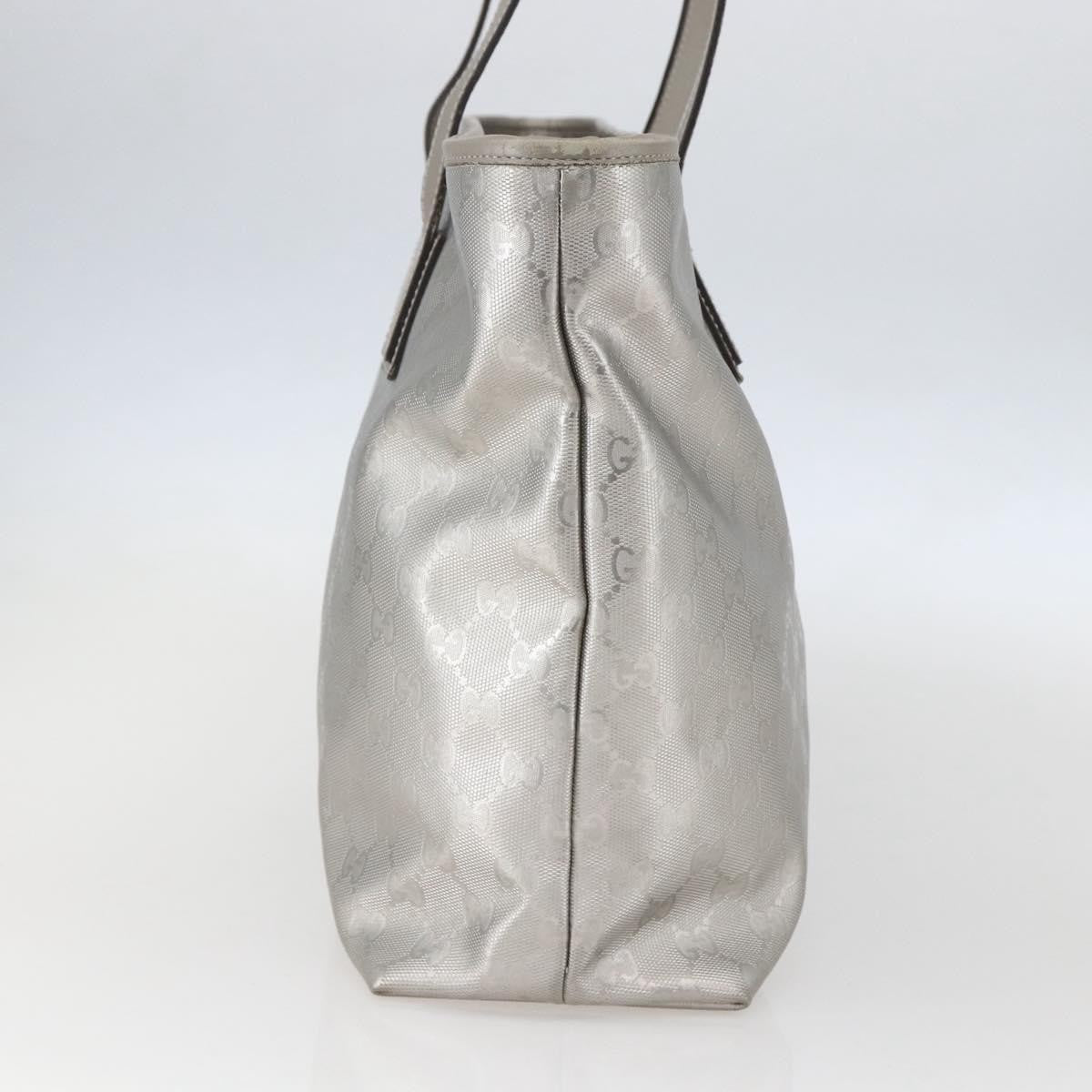 Gucci Plus Tote GG Imprime, SILVER, CANVAS, Tote bag