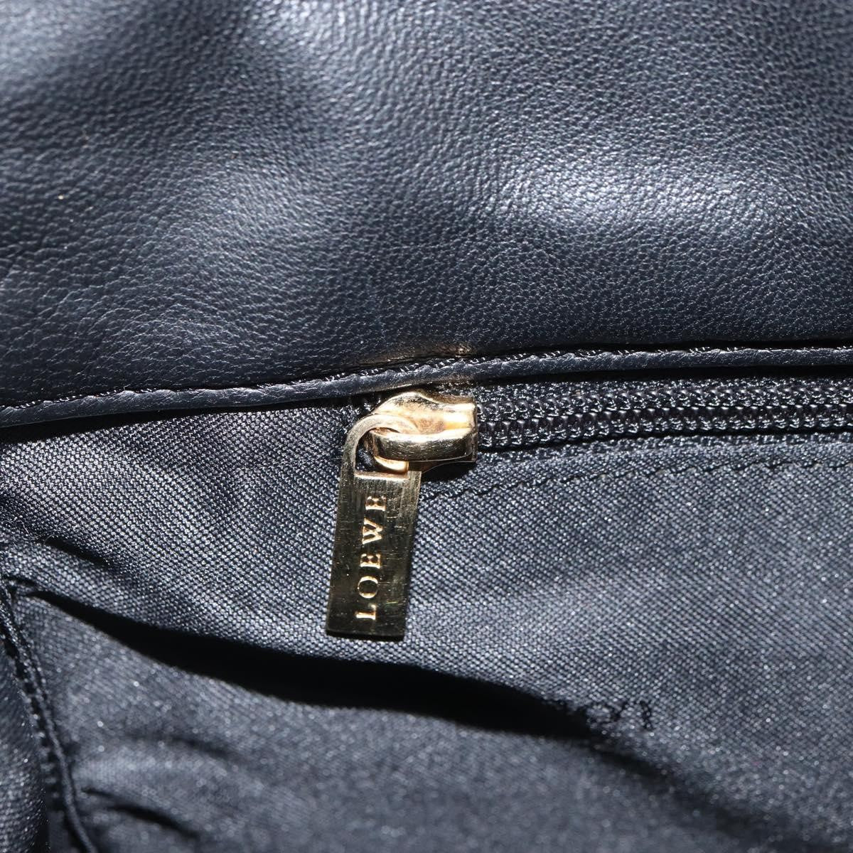 Loewe Vintage Handbag Leather, BLACK, LEATHER, Handbag