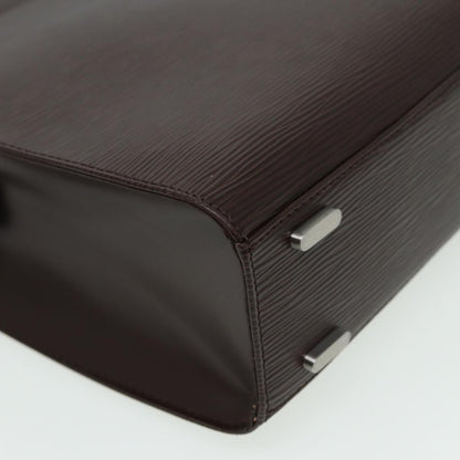Louis Vuitton Figari Handbag Epi Leather, BROWN, LEATHER, Handbag