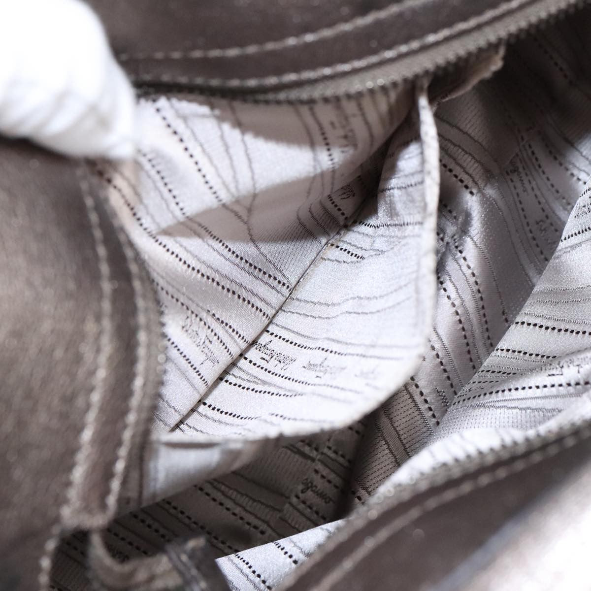 Salvatore Ferragamo Sofia Satchel Leather, SILVER, LEATHER, Handbag