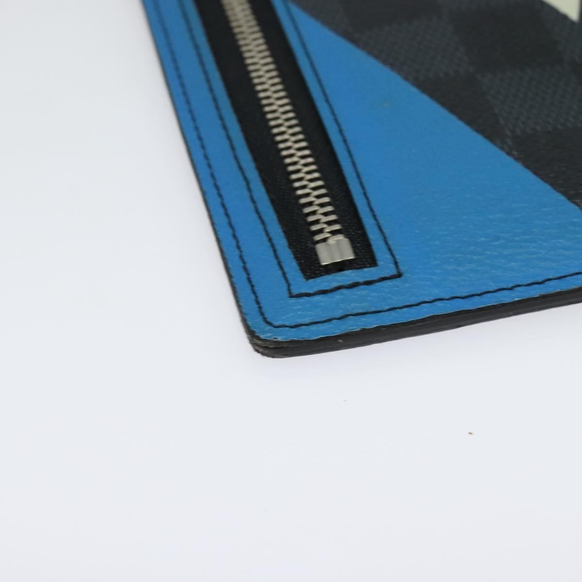 Louis Vuitton Pochette Phone Damier Graphite Canvas, GRAY, CANVAS, Shoulder bag