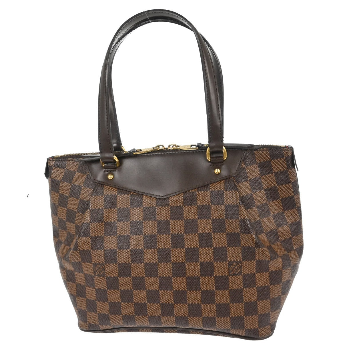 Louis Vuitton Westminster Handbag Damier, BROWN, CANVAS, Tote bag