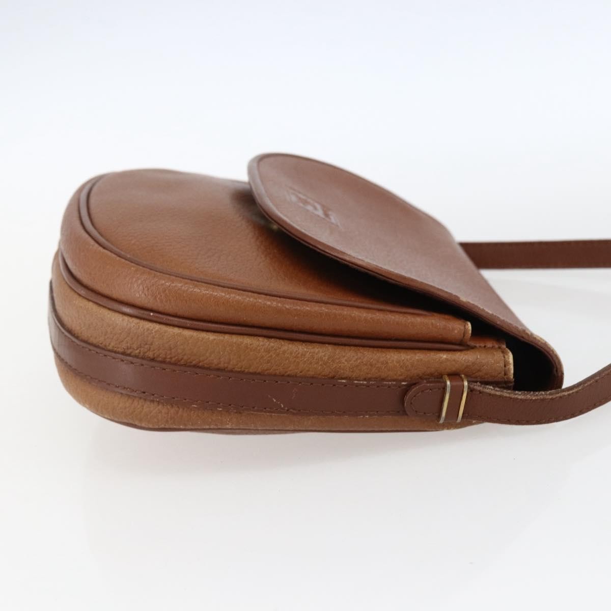 Burberry Vintage Shoulder Bag Leather, BROWN, LEATHER, Shoulder bag
