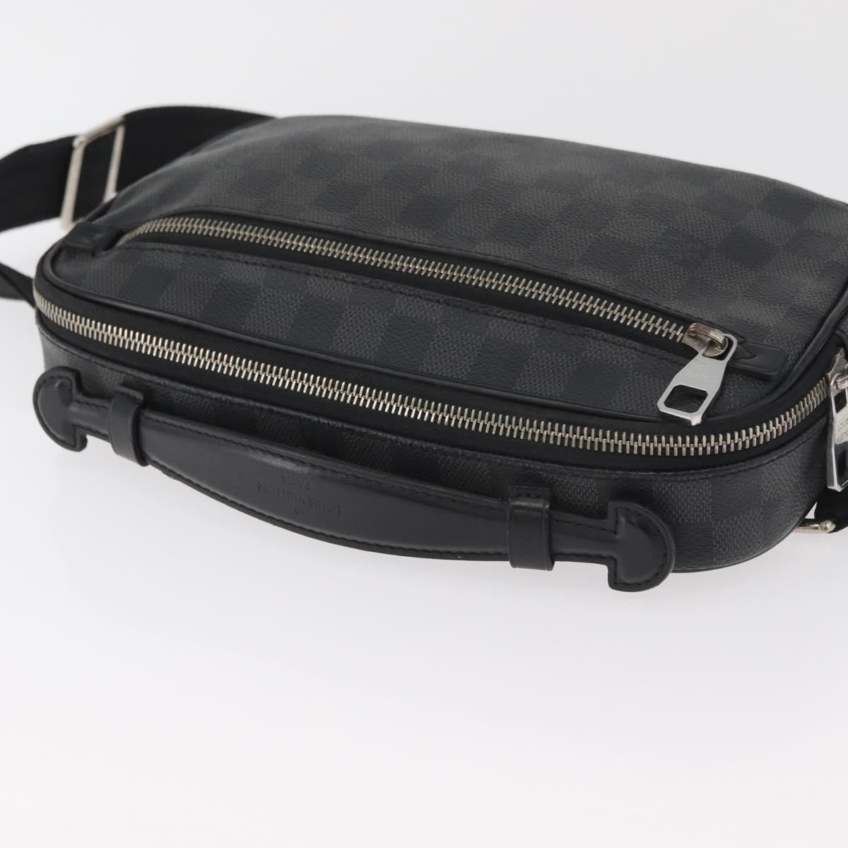 Louis Vuitton Ambler Waist Bag Damier Graphite, Gray, Canvas, Shoulder Bag