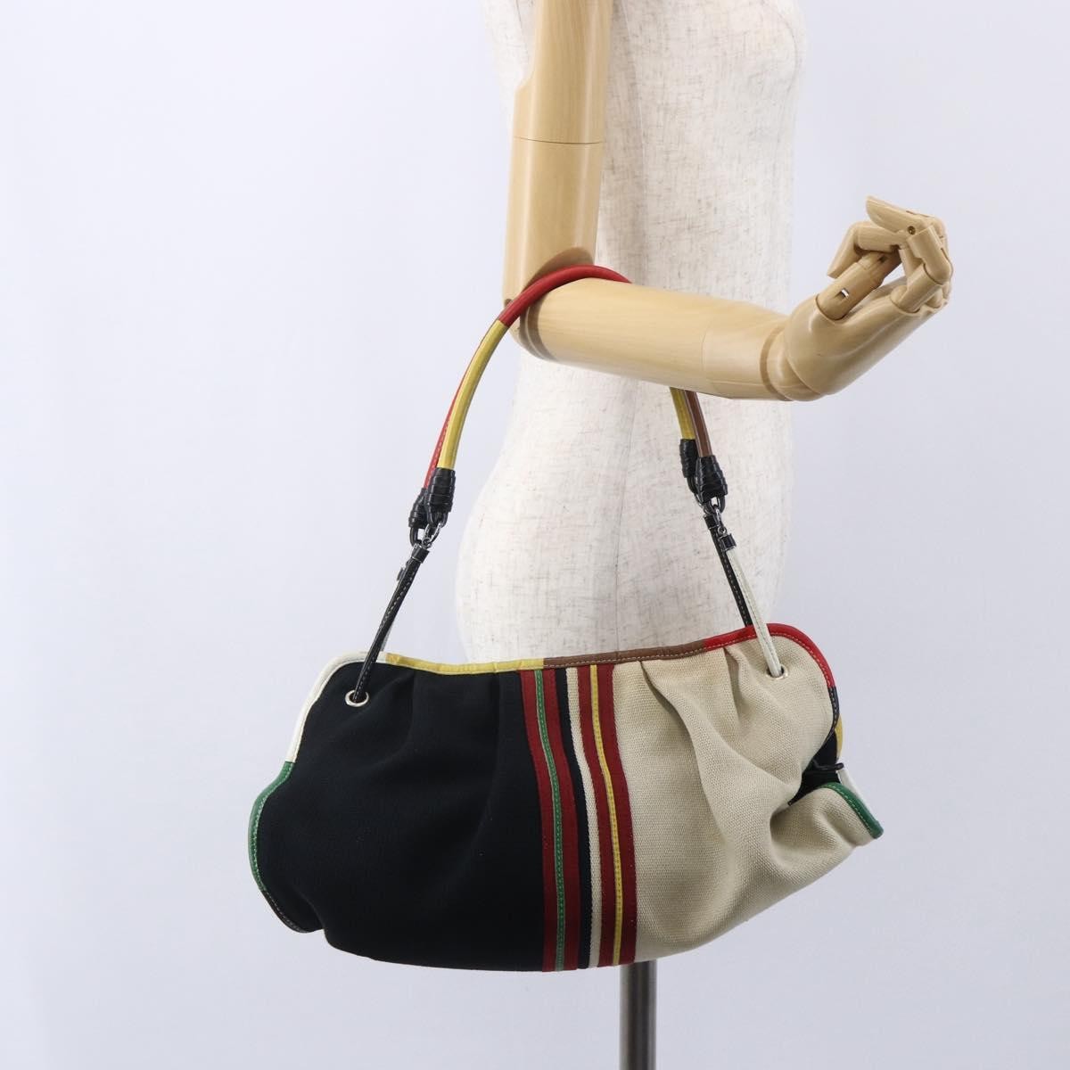 Bottega Veneta Vintage handbag Canvas, MULTICOLOUR, CANVAS, Handbag