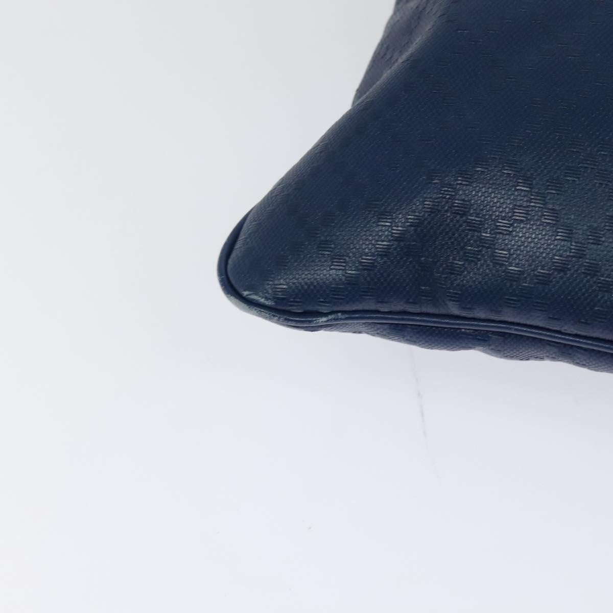 Gucci Zip Top Messenger Bag Diamante Leather, BLUE, LEATHER, Shoulder bag